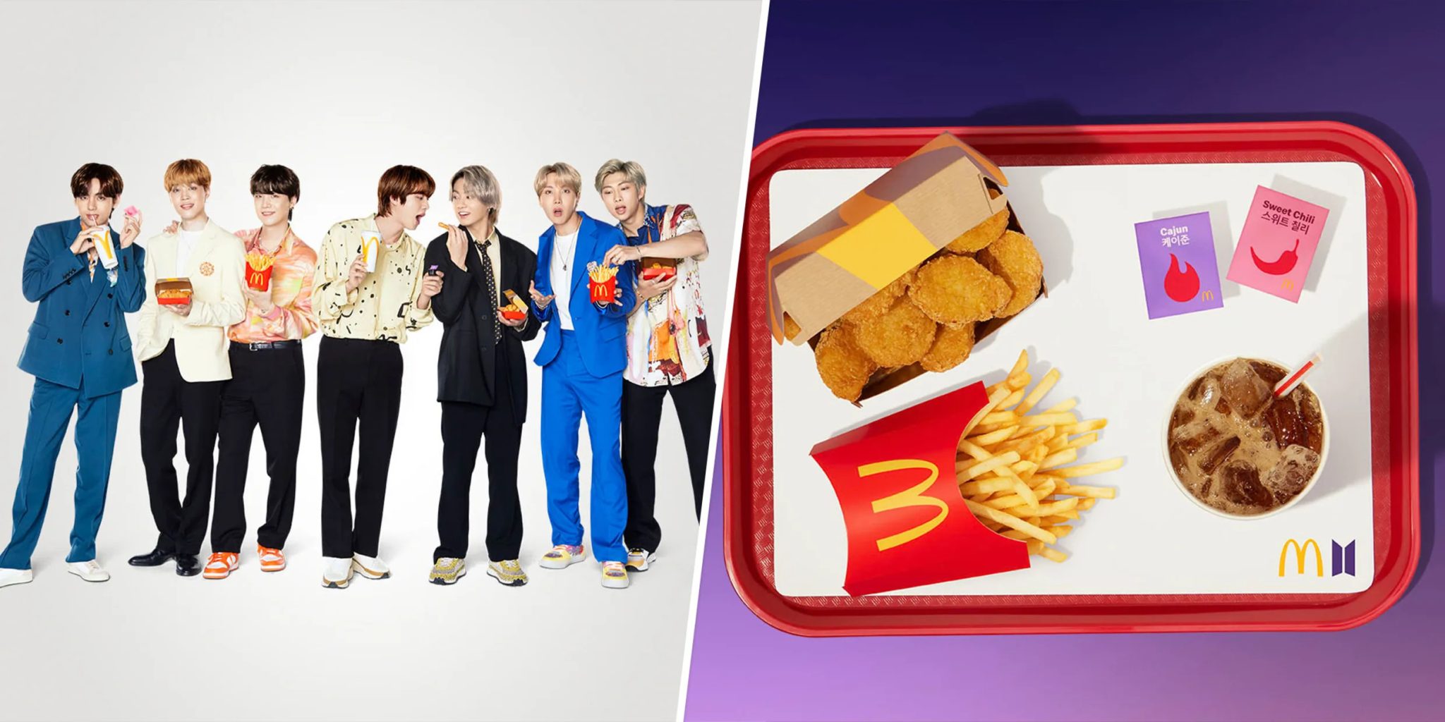McDonald’s выпускает коллекцию игрушек с участниками BTS
